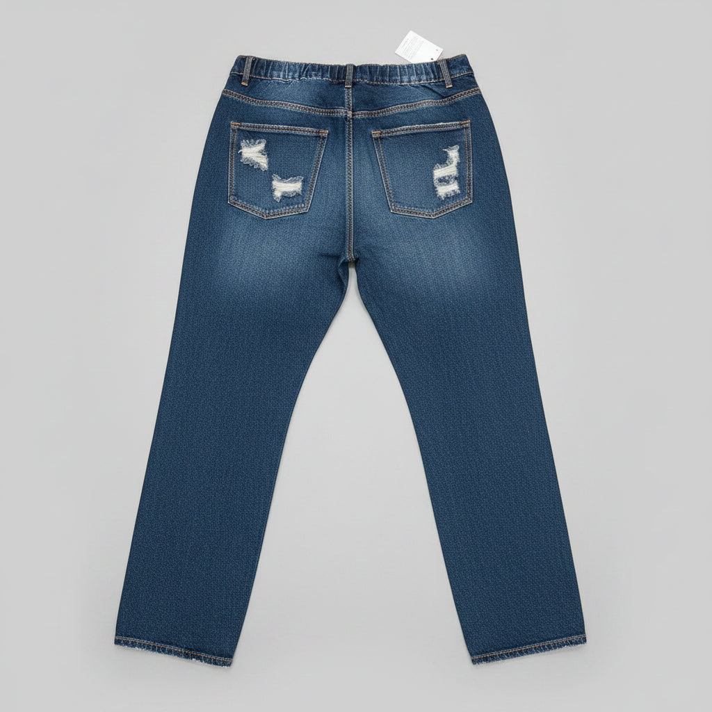 Woman's Distressed Jeans