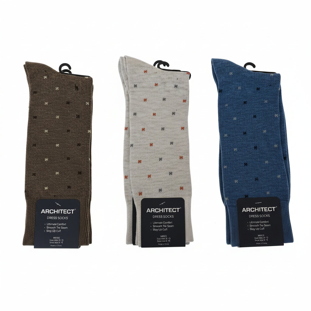 Men's Dress Socks — Multicolor Styles