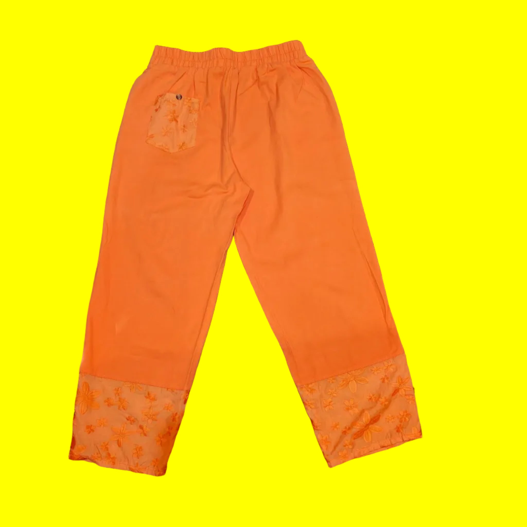 orange  pants