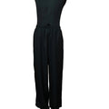 Men's Black Wide Leg Drawstring Pants
