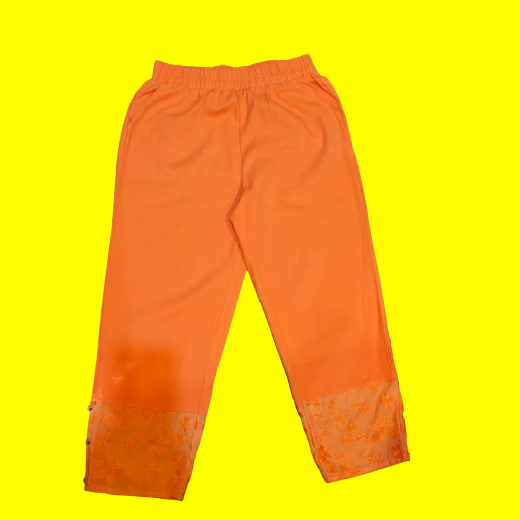 orange  pants