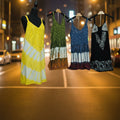 Women's Tie-Dye Spaghetti Strap Dress — Sold Individually