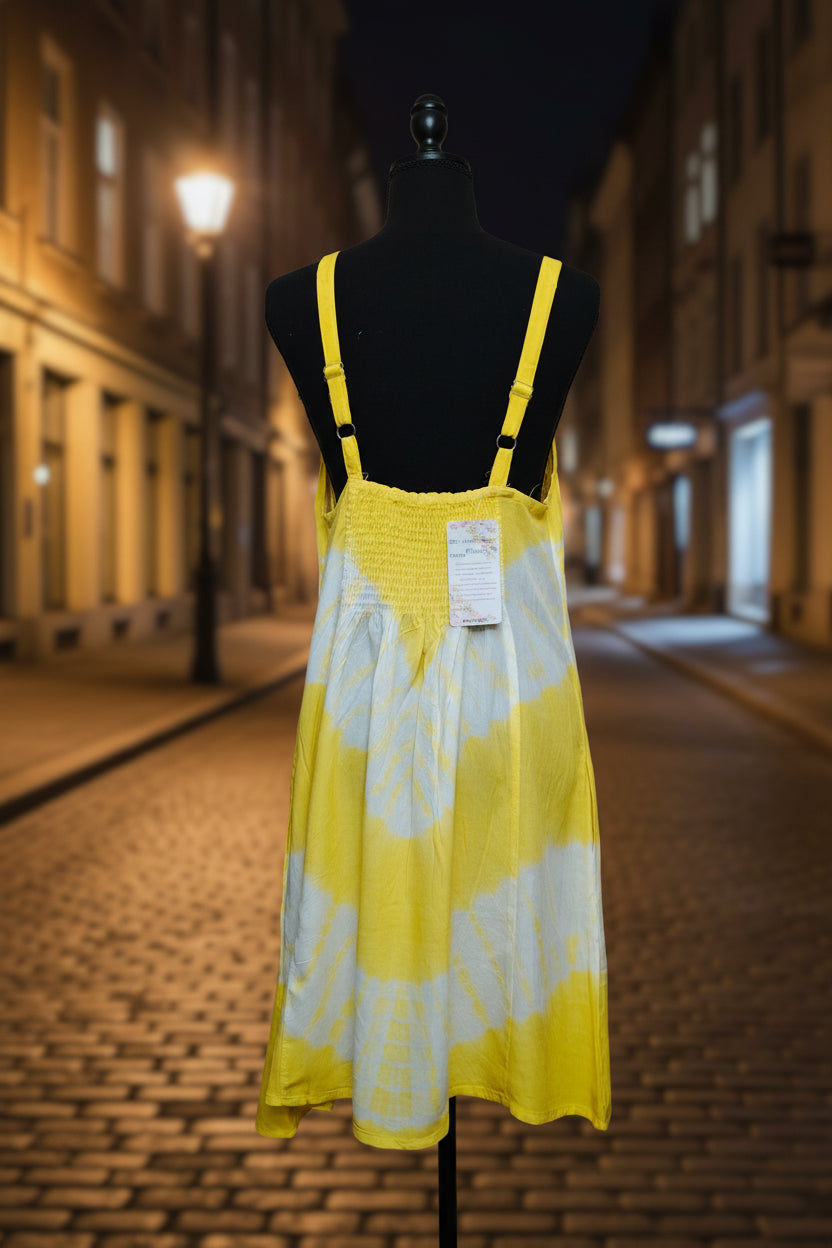 Women's Tie-Dye Spaghetti Strap Dress — Sold Individually