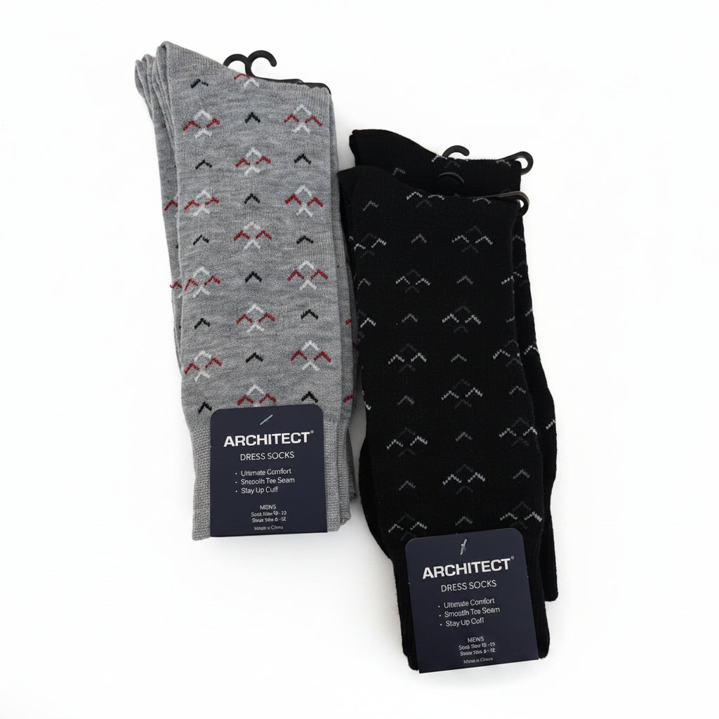 Men's Dress Socks — Multicolor Styles