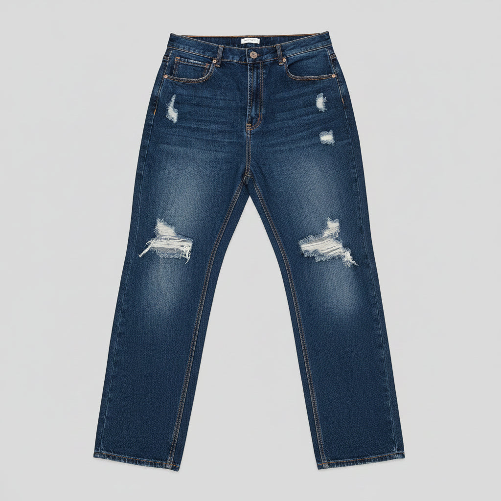 Woman's Distressed Jeans