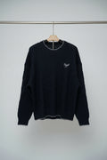 Men's Navy Cable Knit Sweater