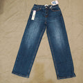 Women's Slightly Distressed Straight Leg Jeans