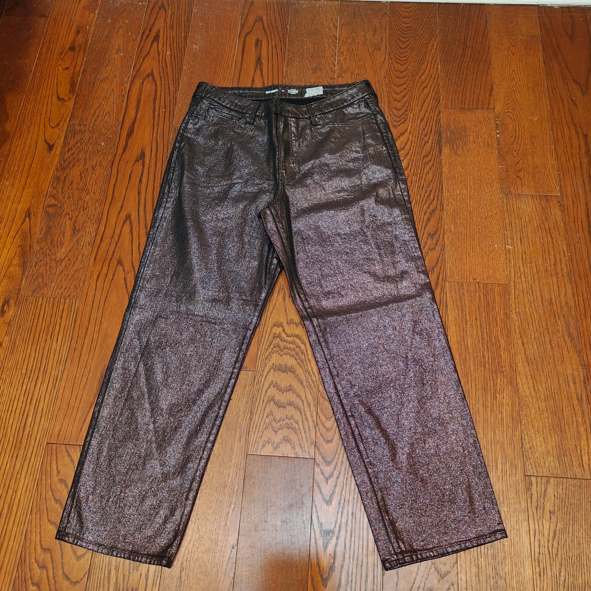 Women's Black Sparkle Denim Jeans