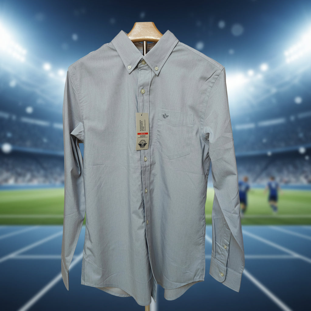 Men's Long Sleeve Cotton Docker Shirt