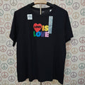 Men's Black Love Graphic Tee