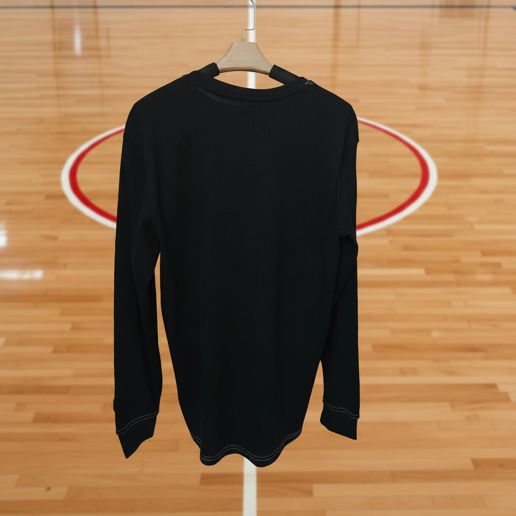 Men's Long Sleeve Waffle Knit Shirt