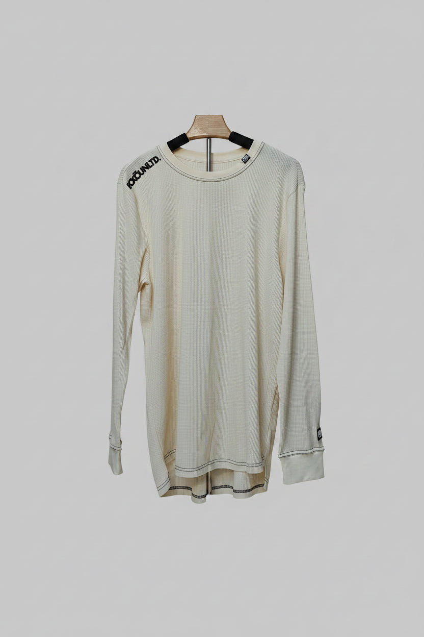Men's Long Sleeve Waffle Knit Shirt