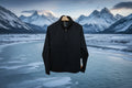 Men's Black Quarter-Zip Active Pullover