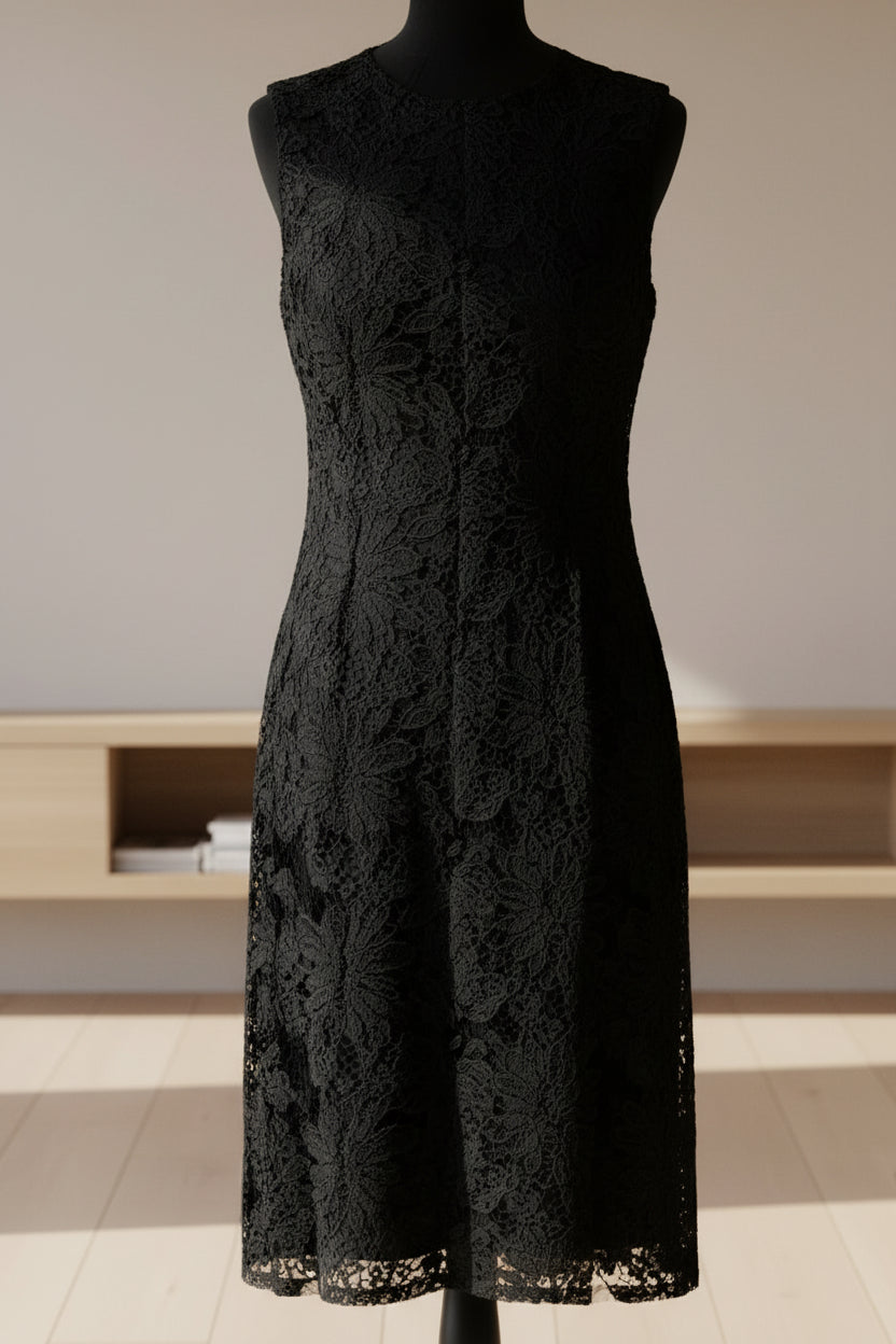Women's Kensie Floral Embroidery Little Black Dress