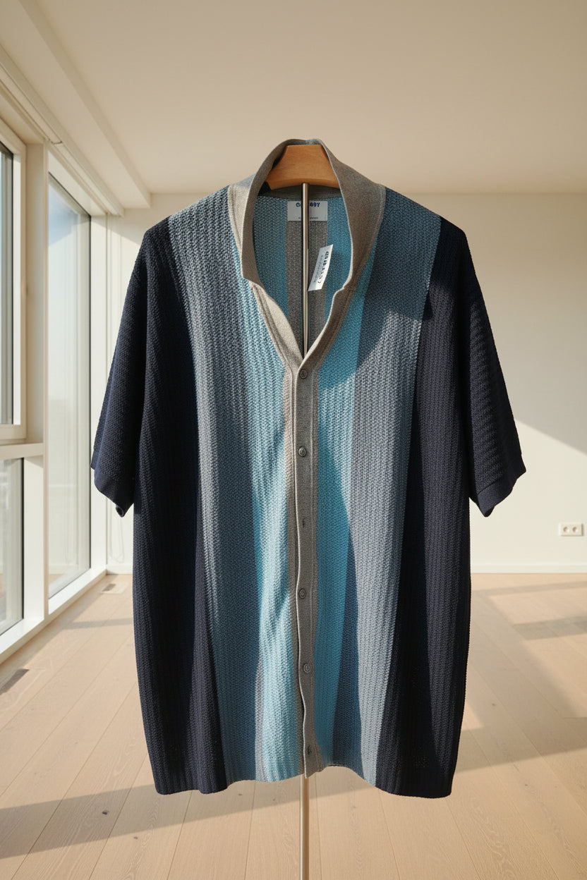 Men's Blue Stripe Shirt