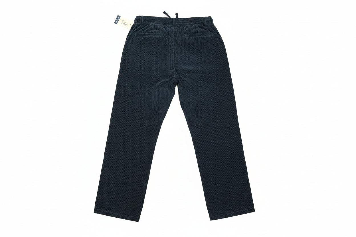 Men's Navy Blue Vintage Baggy Corduroy Pants