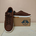 Dockers Men's Brown Leather Low-Top Sneaker – Size 11