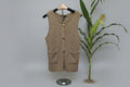 Women's Cornstalk Knit Pullover Vest with Front Pockets – Size L