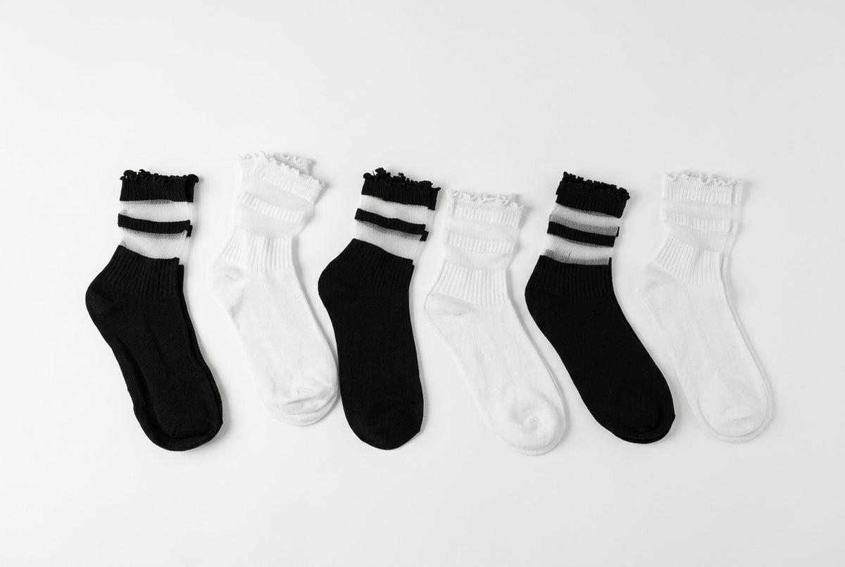 Women's Mid-Crew Dress Socks, Size 4–10 — One Pair