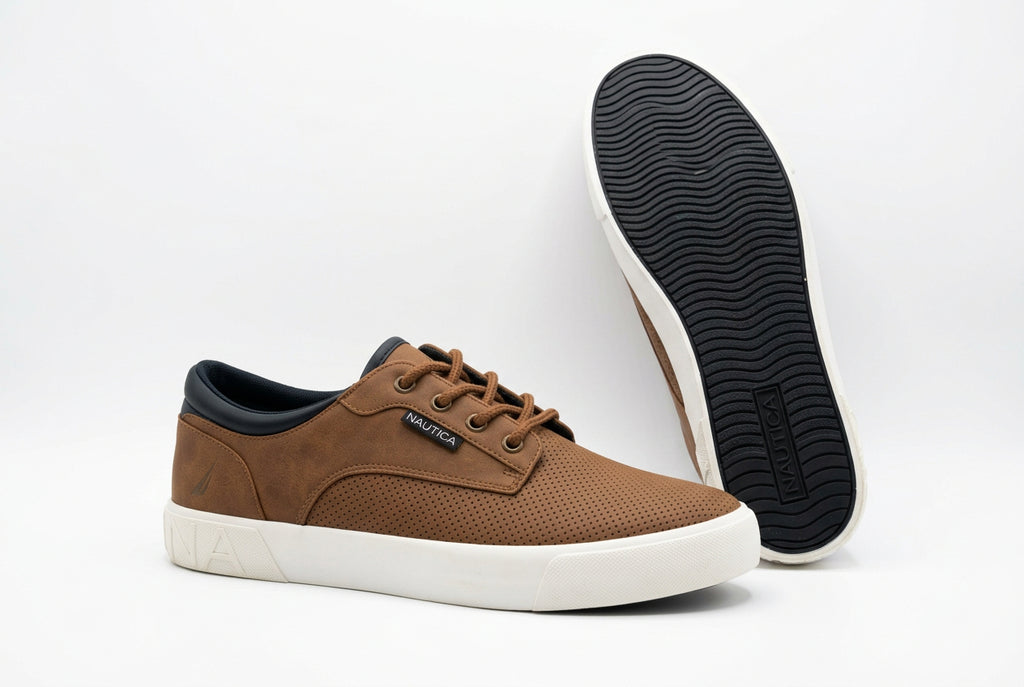 Nautica Men's Caramel Casual Sneakers