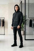 RBX Men's Hoodie with Black Taffeta Accents